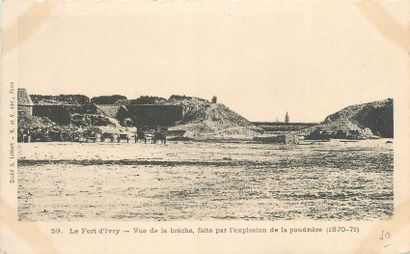 null 33 POSTCARDS VAL DE MARNE: The City of Ivry. Including" Le Fort d'Ivry-View...
