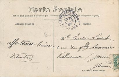 null 7 POSTCARDS TYPES & PERSONALITY : From Berry. "Au Pays du Berry-Mrs. Andrée...