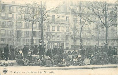 null 14 POSTCARDS MARKETS & TRADES: Paris. "La Foire à la Ferraille, Hôtel des Monnaies-La...