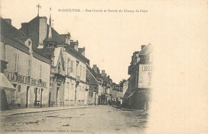 null 24 CARTES POSTALES INDRE : La Ville de Saint Gaultier. Dont" Souvenir de Saint...