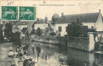 null 13 POSTCARDS LES LAVANDIERES: Indre selection. "Argenton-Le Viaduc, Argenton-Le...