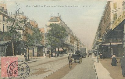 null 100 POSTCARDS PARIS : 4th district. Including" Place des Vosges-Historical Houses,...