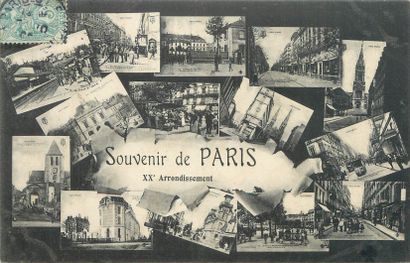 null 30 POST CARDS PARIS: 19th-24th and 20th-6th Arrondissements. Including" Les...