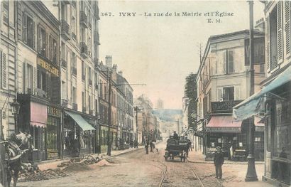 null 30 POSTCARDS VAL DE MARNE: The City of Ivry. Including" La Gare (colorized),...