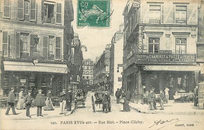 null 11 POSTCARDS PARIS: 17th Arrondissement. Including" Mairie des Batignolles,...
