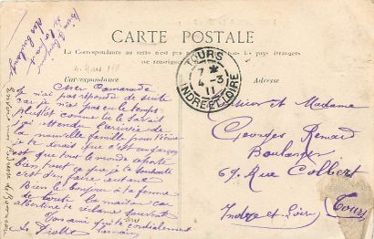 null 10 MILITARIA POSTCARDS: Small Selection. "Argenton-Veterans going to the Cemetery...