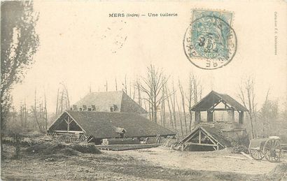 null 6 INDUSTRY POSTCARDS: Indre selection. Porcelain, Pottery and Tilery. "Porcelain...