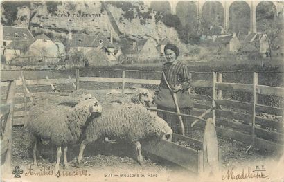 null 11 POSTCARDS RURAL LIFE AND WORK: Various. "Country scenes (without caption,...