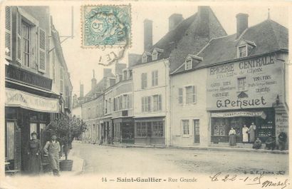null 25 CARTES POSTALES INDRE : La Ville de Saint Gaultier. Dont" Souvenir de St...