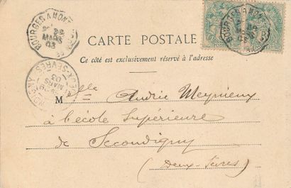null 7 POSTCARDS TYPES & PERSONALITY : From Berry. "Au Pays du Berry-Mrs. Andrée...