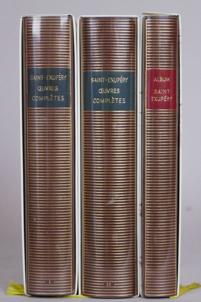 null BIBLIOTHEQUE DE LA PLEIADE (two volumes and an album) :

Antoine de Saint Exupéry

Complete...