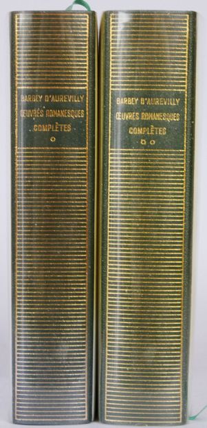 null BIBLIOTHEQUE DE LA PLEIADE (deux volumes) :

Barbey d'Aurévilly

Oeuvres romanesques...