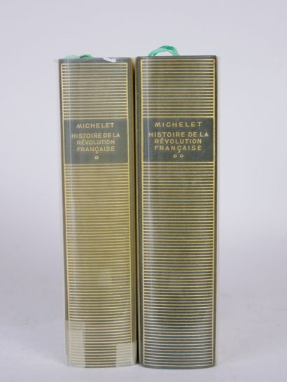 null BIBLIOTHEQUE DE LA PLEIADE (deux volumes) :

Michelet

Histoire de la Révolution...