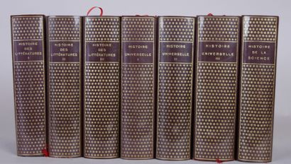 null BIBLIOTHEQUE DE LA PLEIADE (sept volumes) :

-histoire universelle (trois volumes)1958

-histoire...