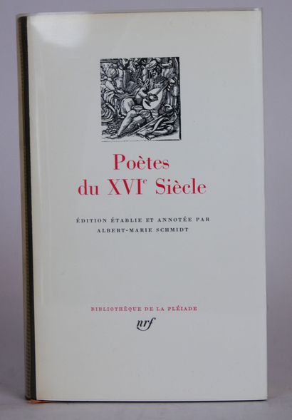 null BIBLIOTHEQUE DE LA PLEIADE (un volume) :

Poètes du XVIe siècle

Gallimard,...