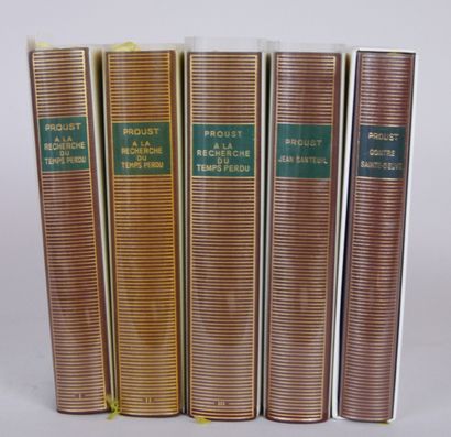 BIBLIOTHEQUE DE LA PLEIADE (cinq volumes)...