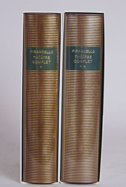null BIBLIOTHEQUE DE LA PLEIADE (deux volumes) :

Pirandello

Théâtre complet 

Gallimard,...