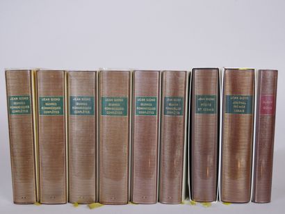 null BIBLIOTHEQUE DE LA PLEIADE (huit volumes et un album) :

Jean Giono

-Oeuvres...