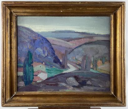 René SEYSSAUD (1867-1952) 
La Provence vallonnée...