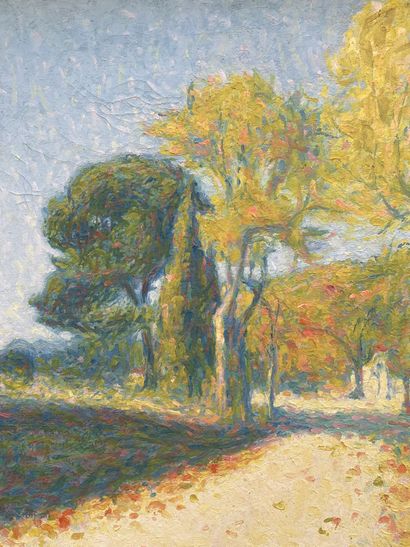 null Achille LAUGE (1861-1944)

Road to Cailhau

Oil on canvas signed and dated 1932

54...