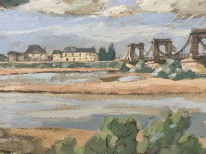 null Charles TRANCHAND (1884-1955)

Saint-Mathurin-sur-Loire

Gouache on paper signed...