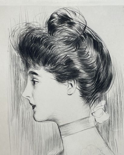 null Paul-César HELLEU (1859-1927)

Study for the Duchess of Malborough. 

Drypoint...
