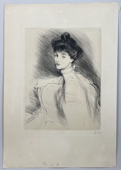 null Paul-César HELLEU (1859-1927)

"Duchess of Malborough seated three-quarter"....