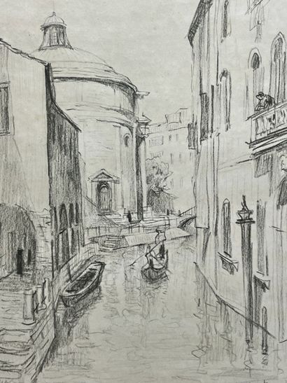 null Robert SANTERNE (1903-1983)

View of the Canals of Venice

Engraving on paper...