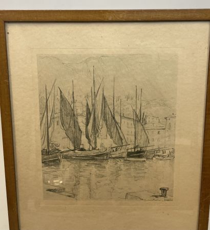 null Robert SANTERNE (1903-1983)

Sailboats

Engraving on paper signed lower right

Dimensions...