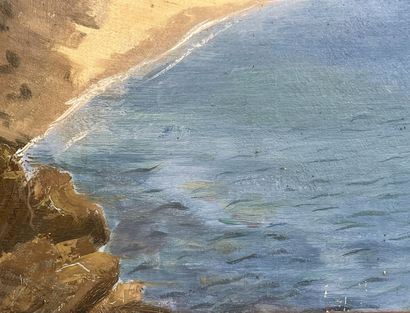 null André Eugène Louis CHOCHON (1910-2005)

The cliffs

Oil on canvas signed lower...