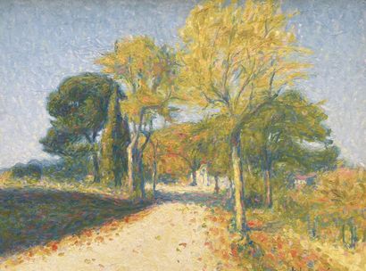 null Achille LAUGE (1861-1944)

Road to Cailhau

Oil on canvas signed and dated 1932

54...
