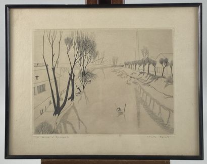null Cécile REIMS (1927- 2020) after 

The Seine at Levallois and the Seine at Asnières

Two...