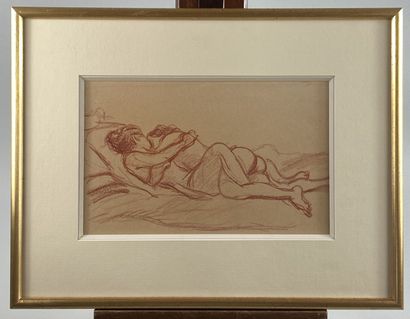 null René SEYSSAUD (1867-1952)

The embrace 

Sanguine on paper probably from the...