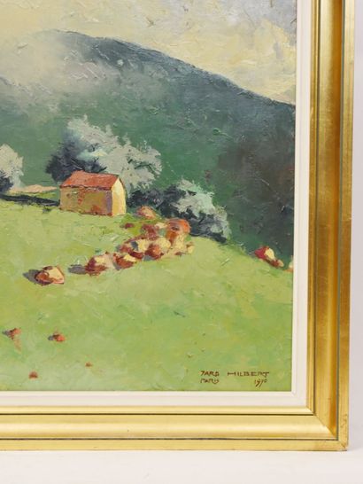 null Jaro HILBERT (1897-?)

La bergerie 

Huile sur toile signé en bas à droite,...