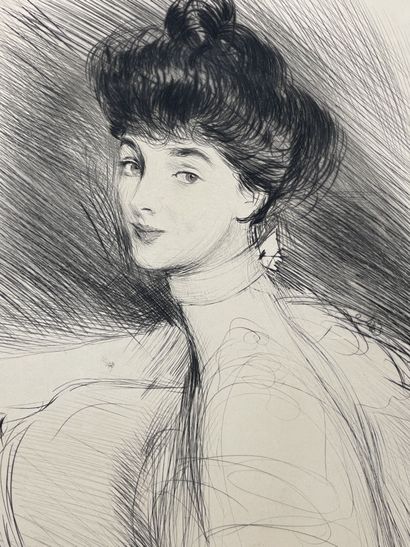 null Paul-César HELLEU (1859-1927)

"Duchess of Malborough seated three-quarter"....