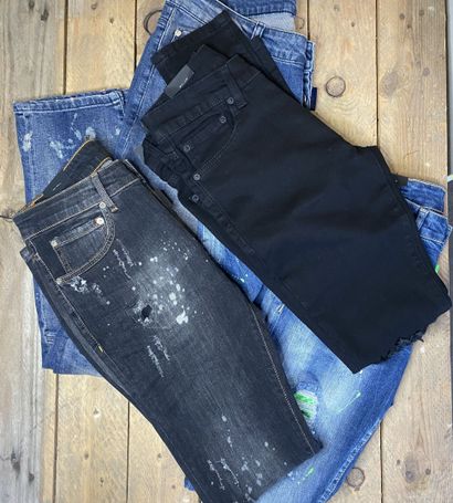 null Lot of 46 MY BRAND jeans shorts, various models, some in blister packs, size...