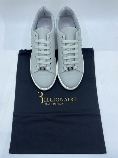 null BILLIONAIRE, Paire de sneakers modèle "Lo-Top Sneackers «jared»" gris taille...