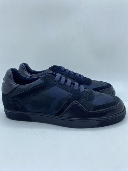 null MY BRAND EXCLUSIVE, Pair of sneakers model "Camo Stud Runner" dark blue, size...