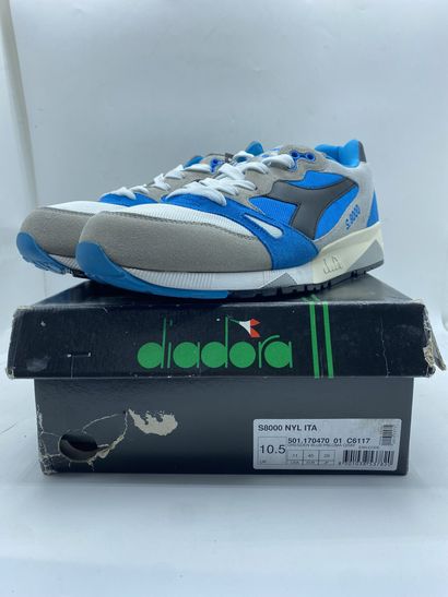 null DIADORA, Pair of sneakers model "S8000 NYL ITA" blue and gray, size 45

New...