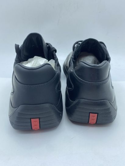 null PRADA, Pair of black sneakers, size 5 (UK size is 38 1/3)

Fitting model in...