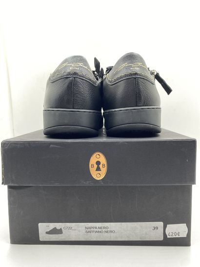 null BRUNO BORDESE, Pair of sneakers model "C722" black, size 39

New in their box...
