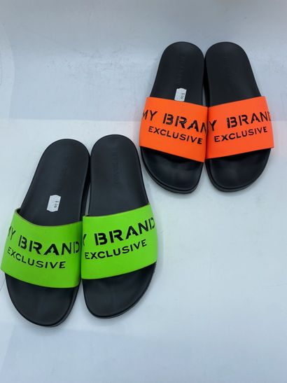 Lot of 8 pairs of MY BRAND EXCLUSIVE sandals...