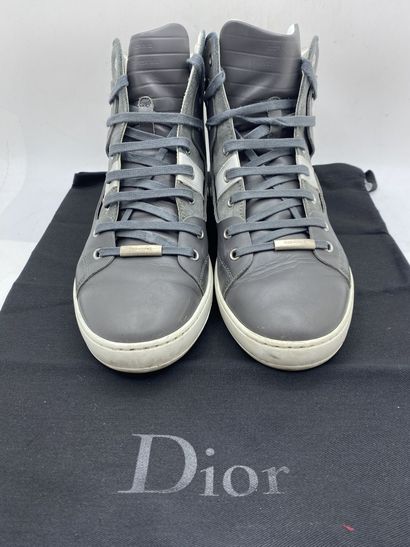 null DIOR, Pair of sneakers model "Sneaker Ht Calfskin" grey, size 41

In the state...