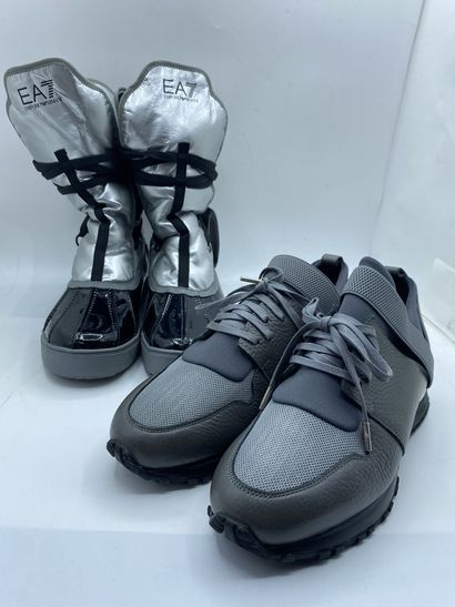 MALLET, Pair of grey sneakers, size 39 
A...
