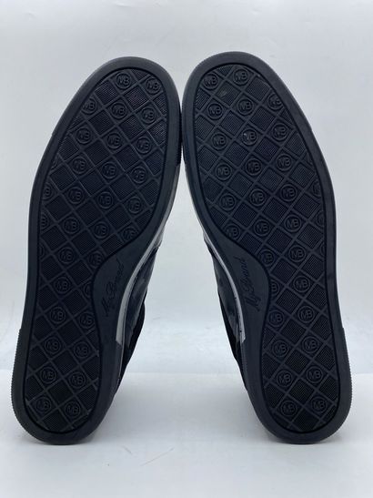 null MY BRAND EXCLUSIVE, Paire de sneakers modèle "Camo Stud Runner" noir, taille...