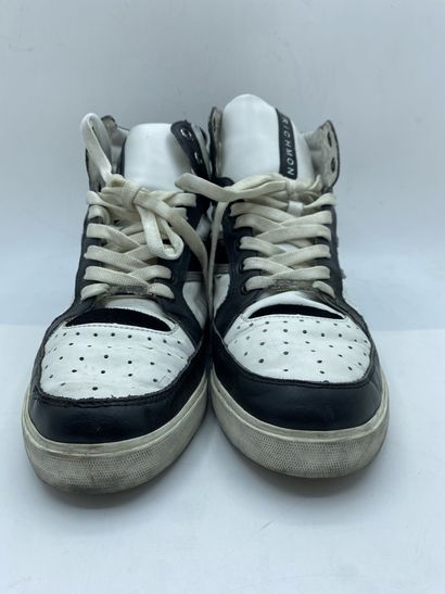 RICHMOND, Pair of black and white sneakers,...