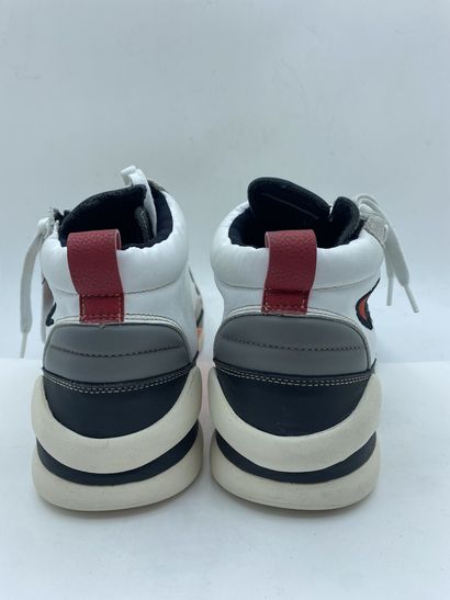 null CASBIA X CHAMPION, Pair of sneakers model "Calf Leather + Suede Atlanta" white,...
