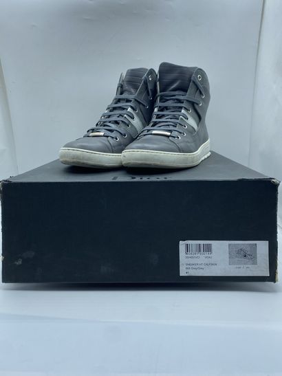 null DIOR, Pair of sneakers model "Sneaker Ht Calfskin" grey, size 41

In the state...