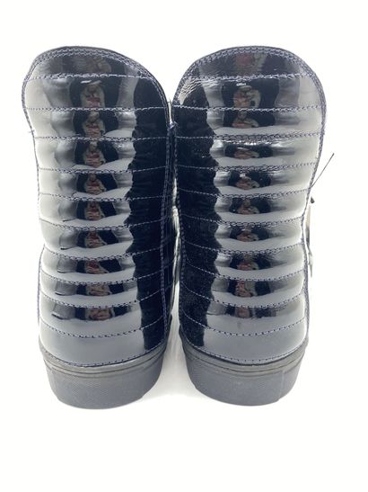 null PLUS FOOTWEAR, Pair of high top sneakers model "Storm" black and grey, size...