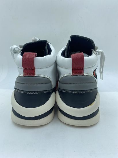 null CASBIA X CHAMPION, Pair of sneakers model "Calf Leather + Suede Atlanta" white,...